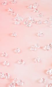 Preview wallpaper diamonds, gems, crystals, pink