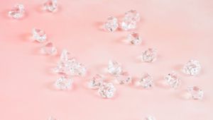 Preview wallpaper diamonds, gems, crystals, pink