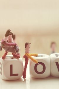 Preview wallpaper dice, toys, letters, love
