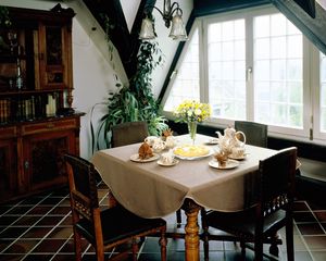 Preview wallpaper dining, table, furniture, food