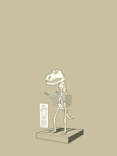 Download wallpaper 240x320 dinosaur, skeleton, finding, unusual old mobile,  cell phone, smartphone hd background