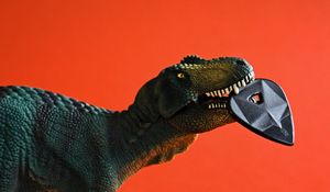 Preview wallpaper dinosaur, toy, pick