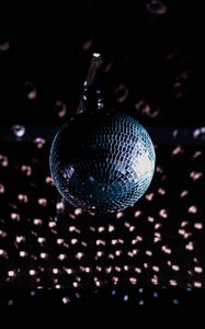 Preview wallpaper disco ball, ball, sphere, mirror, dark