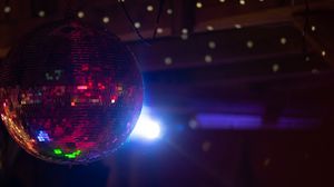 Preview wallpaper disco ball, light, shine, sphere, mirror