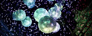 Preview wallpaper disco ball, shine, glare, bokeh
