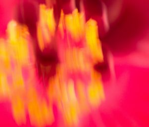 Preview wallpaper distortion, blur, abstraction, pink, yellow