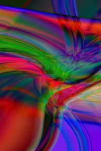 Preview wallpaper distortion, gradient, multicolored, folds