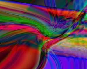 Preview wallpaper distortion, gradient, multicolored, folds