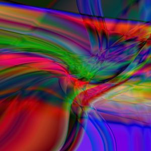 Preview wallpaper distortion, gradient, multicolored, folds
