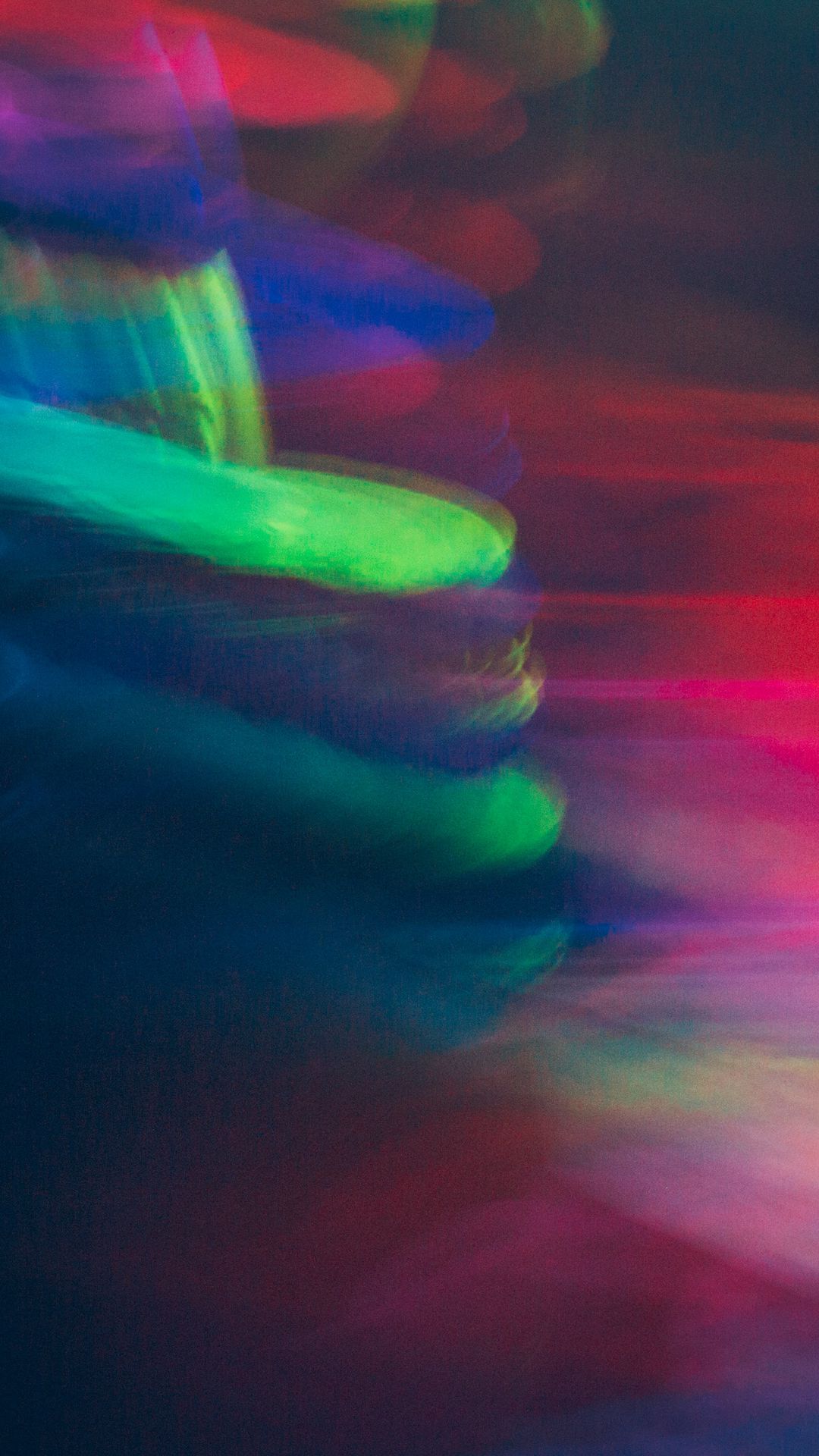 1080x1920 Wallpaper distortion, multicolored, abstraction