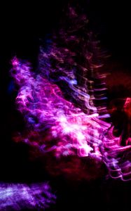Preview wallpaper distortion, neon, purple, dark