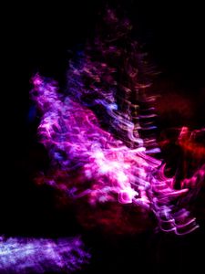 Preview wallpaper distortion, neon, purple, dark