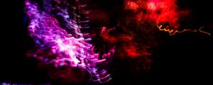 Preview wallpaper distortion, neon, purple, dark
