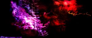 Preview wallpaper distortion, neon, purple, dark
