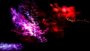 Preview wallpaper distortion, neon, purple, dark