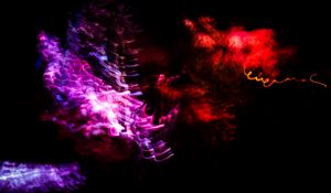 Preview wallpaper distortion, neon, purple, dark