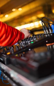 Preview wallpaper dj, hand, equipment, music