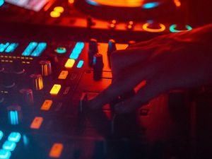 Preview wallpaper dj, mixer, hand, equalizer, electronic, music