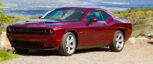 Preview wallpaper dodge challenger, dodge, car, red