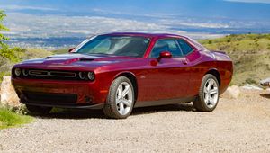 Preview wallpaper dodge challenger, dodge, car, red