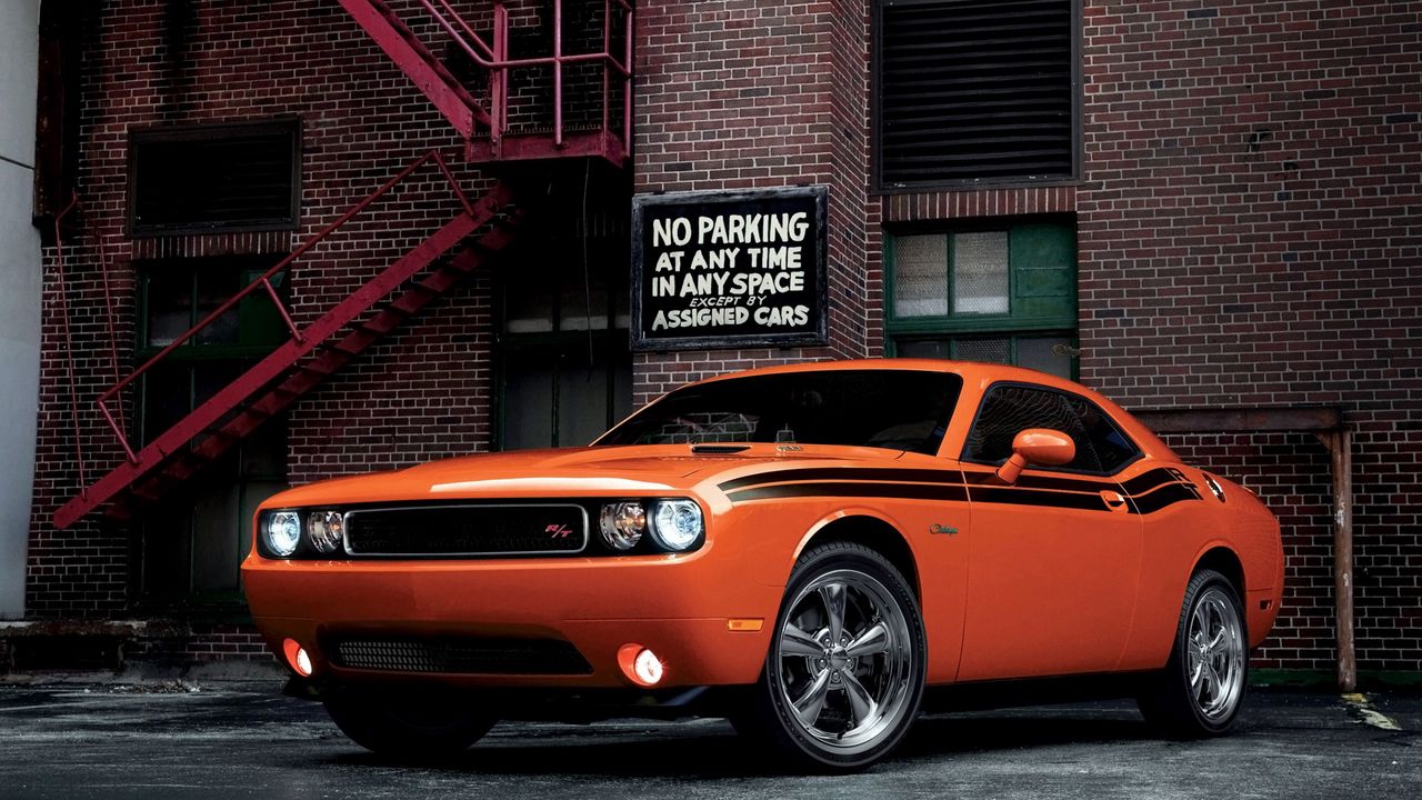 Wallpaper dodge challenger rt, auto, red