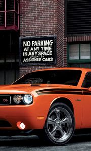 Preview wallpaper dodge challenger rt, auto, red