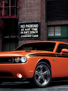 Preview wallpaper dodge challenger rt, auto, red