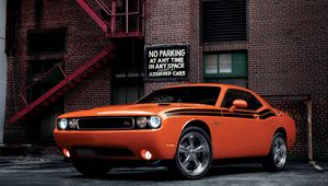 Preview wallpaper dodge challenger rt, auto, red