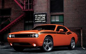 Preview wallpaper dodge challenger rt, auto, red