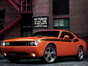 Preview wallpaper dodge challenger rt, auto, red