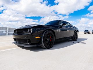 320x240 Wallpaper dodge challenger srt, dodge, car, sports car, muscle car, black
