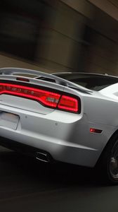 Preview wallpaper dodge, charger, auto, silver, movement