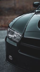 Preview wallpaper dodge charger, car, black, headlight