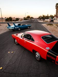 Preview wallpaper dodge charger daytona, rear view, style