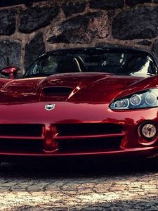 Preview wallpaper dodge viper, auto, red