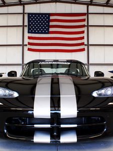 Preview wallpaper dodge viper, sports car, front view
