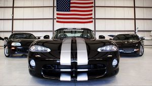 Preview wallpaper dodge viper, sports car, front view