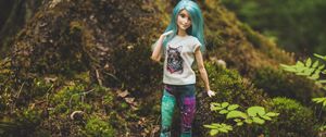 Preview wallpaper doll, barbie, forest, style