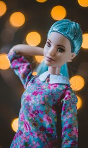 Preview wallpaper doll, barbie, style, fashion, glare
