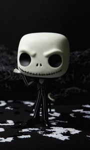 Preview wallpaper doll, halloween, bw