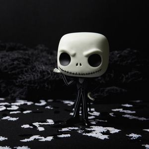 Preview wallpaper doll, halloween, bw