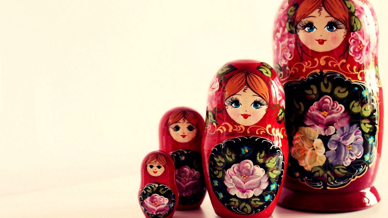 Wallpaper dolls, doll, souvenir, russia