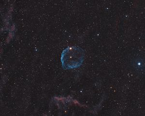 Preview wallpaper dolphin nebula, nebula, stars, space