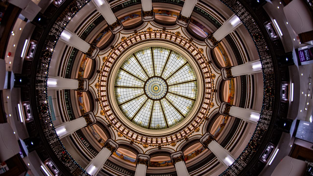 Wallpaper dome, architecture, building