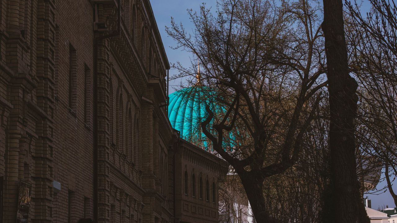 Wallpaper dome, roof, architecture, building, bright, tree