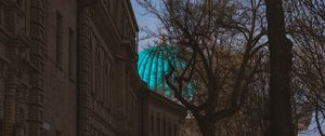 Preview wallpaper dome, roof, architecture, building, bright, tree