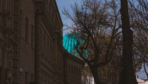 Preview wallpaper dome, roof, architecture, building, bright, tree