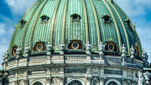 Preview wallpaper dome, the marble church, church, windows, denmark