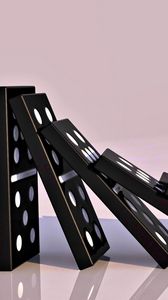 Preview wallpaper dominoes, dice, black, form