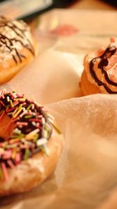 Preview wallpaper donuts, batch, sweet, wrapper
